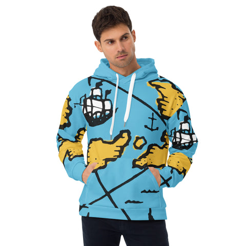 Pirate Map Hoodie - Print on Demand