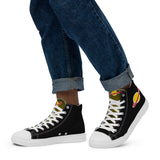 Men’s high top canvas Classic Space Shoes - Print on Demand