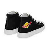 Men’s high top canvas Classic Space Shoes - Print on Demand