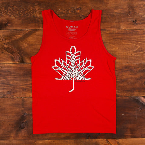 Hockey Stick Maple Leaf - Tank Top