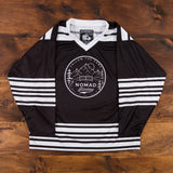 Nomad Hockey Jersey - Black/White/Red