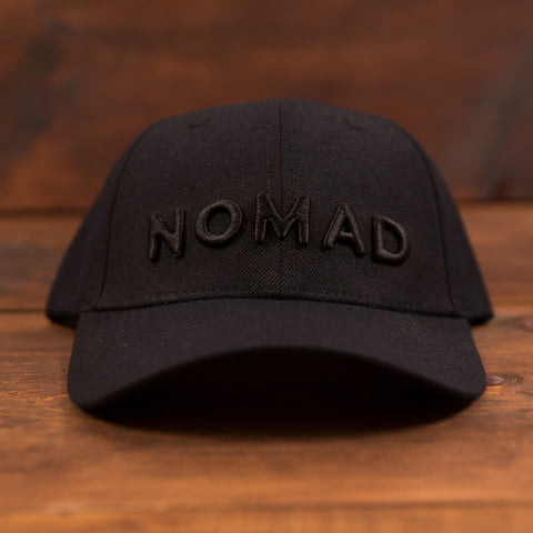 Nomad Curved Hat - Black on Black