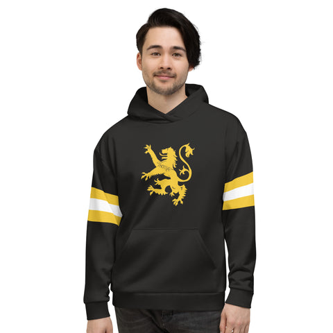 Lions Hoodie - Black - Print on Demand