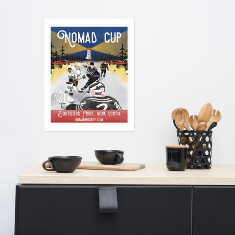 Nomad Cup vintage travel style poster - Print on Demand
