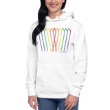 Pride Hoodie - White/Black/Grey - Print on Demand